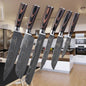 Damascus Elite Chef Knives - 6pcs set n a - knives