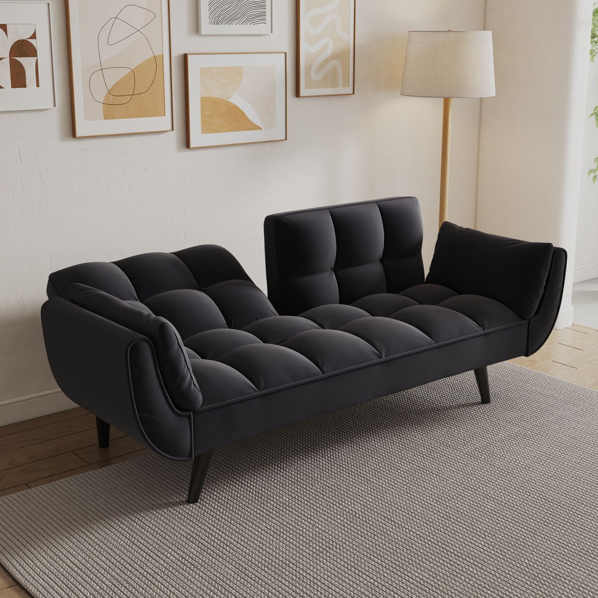 Sofa Soft Two Armrests Throw Pillow Pillow Comfortable Fit Apartment Bedroom Small Space- Unique Piece Furniture- {{Product type}}