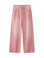 Men's Gradient Wide-Leg Jeans - Dusty Pink -