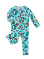 PoshTOT Sanrio Hello Kitty Wreath Bamboo Baby Convertible Zippy Romper - 18-24M - Zippy Romper