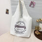 Recycled Cotton Canvas Tote Bag - B - tote bag