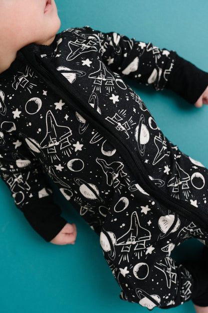 Outer Space Bamboo Sleeper- Emerson+Ivory- {{Product type}}