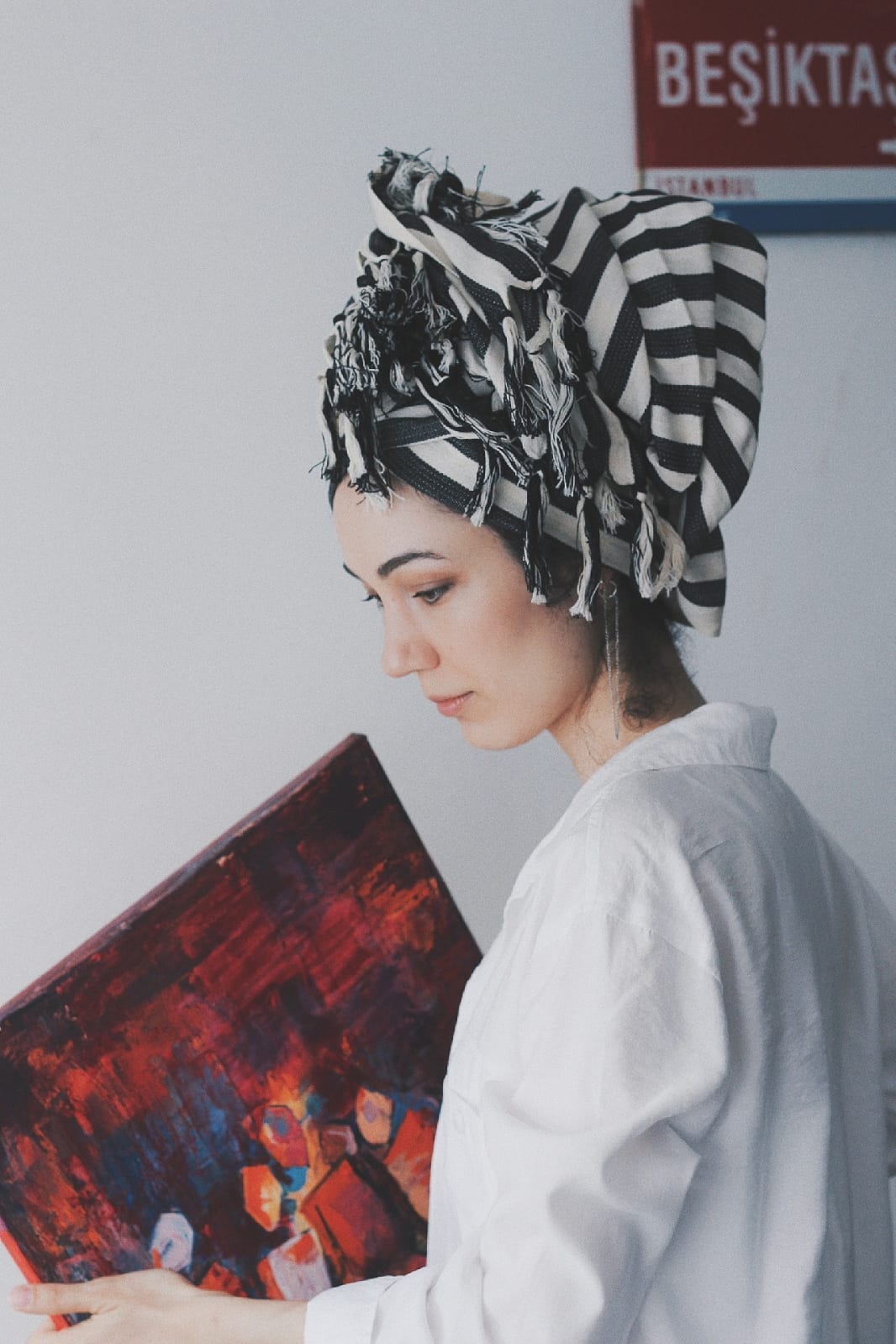 Zebra Cotton Linen Towel - - Towels