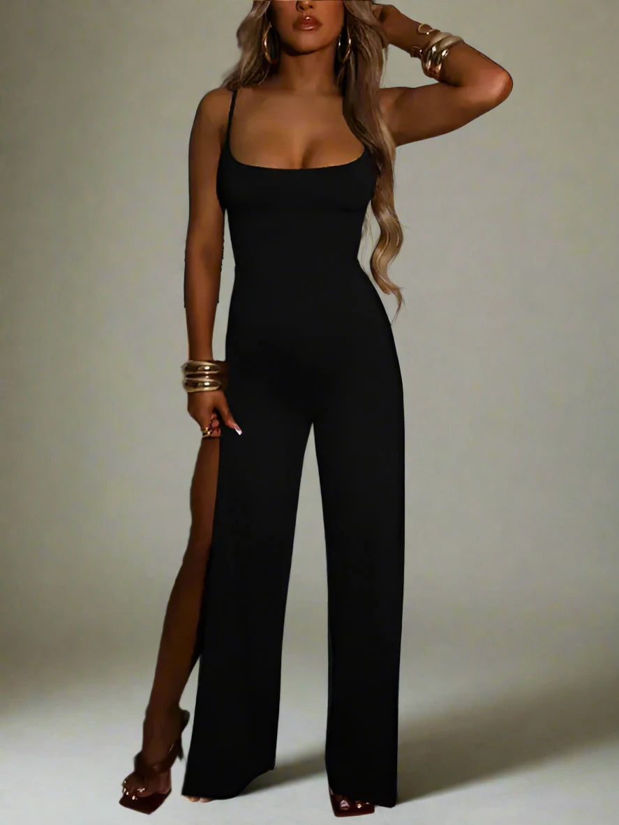 Elegant Spaghetti Strap Jumpsuit