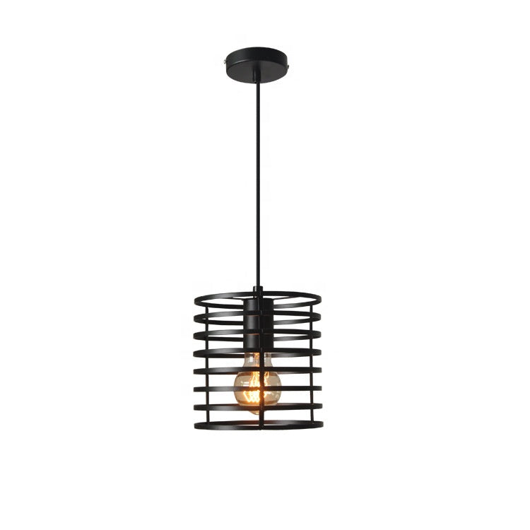 Industrial Loft Large Ceiling Pendant Single Head Iron E27 Base Pendant Light