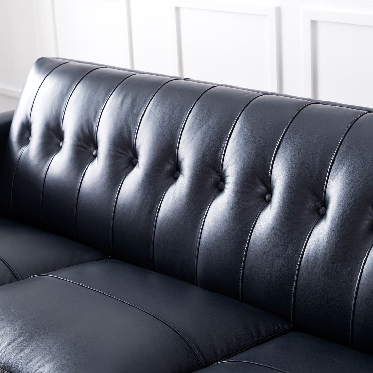 Mid-Century Tufted Sofa- Unique Piece Furniture- {{Product type}}