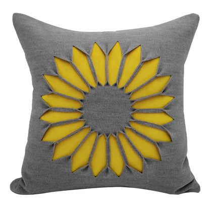 Modern Minimalist Sunflower Sofa Pillow Cover - Kia Day Design