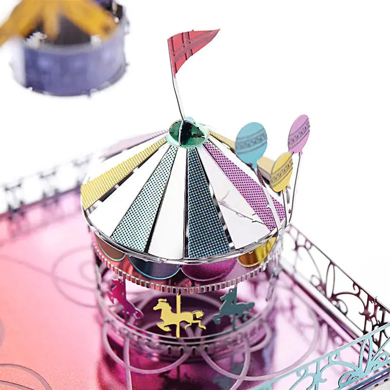 3D Metal Puzzle Model DIY Ferris Wheel Craft Gift Kia Day Design