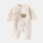 Bear Baby Jumpsuits Cotton Romper Light Brown 59cm