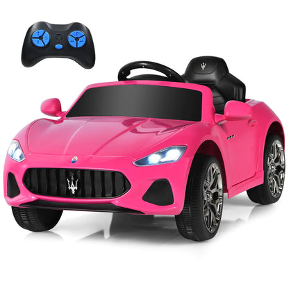 GLACER Kids Ride On Car Licensed Maserati 12V Battery Powered Ride On - - electric car