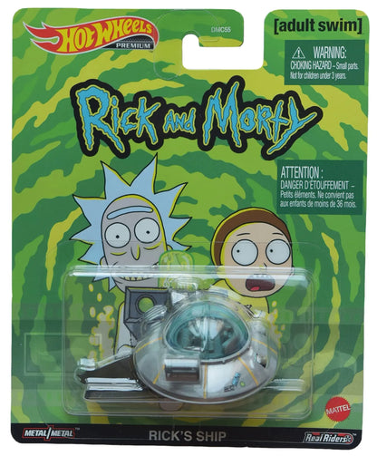 Hot Wheels Ricks Ship Rick and Morty - n a - toy car