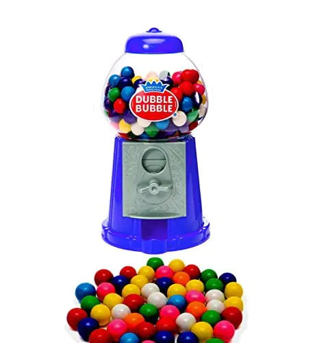 PlayO 7" Coin Operated Gumball Machine Toy Bank - Dubble Bubble Classic Style - - gumball machine