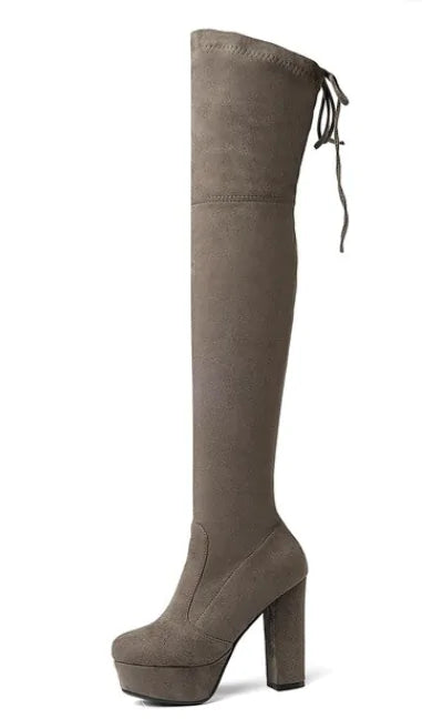 Women's Over the Knee Boots - Kia Day Design