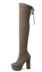 Women's Over the Knee Boots - Kia Day Design
