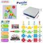 3D Mosaic Puzzle Building Set with Tools - Kia Day Design