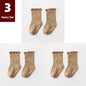 3 Pairs of Anti-Slip Childrens Socks - Kia Day Design
