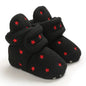 Baby Snow Booties Black red 13-18 Months