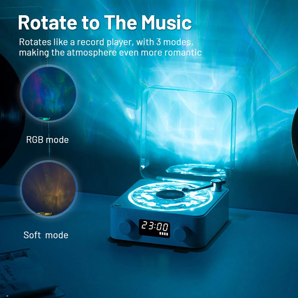 White Noise Sleep Aid Music Speaker Subwoofer RGB Light Lamp Support TF Card