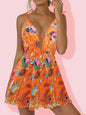 Summer Sequin Dress - Orange Medium - dress