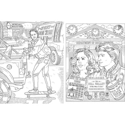 Back to the Future: The Official Coloring Book [2023]- Back to the Future™- {{Product type}}