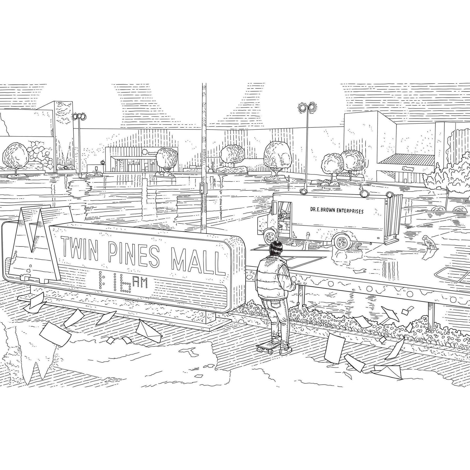 Back to the Future: The Official Coloring Book [2023]- Back to the Future™- {{Product type}}
