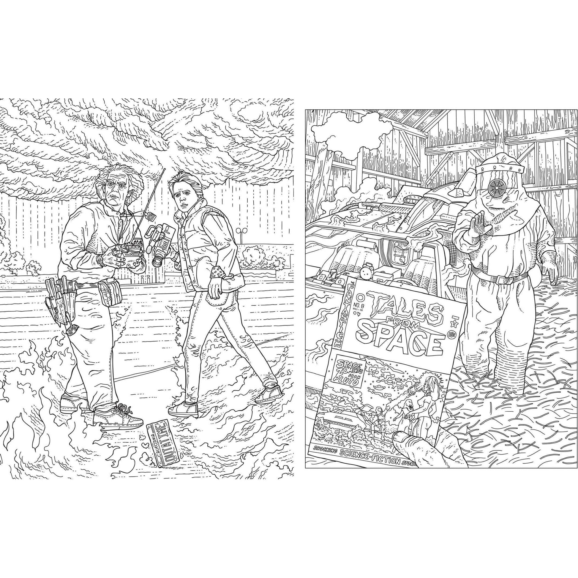 Back to the Future: The Official Coloring Book [2023]- Back to the Future™- {{Product type}}