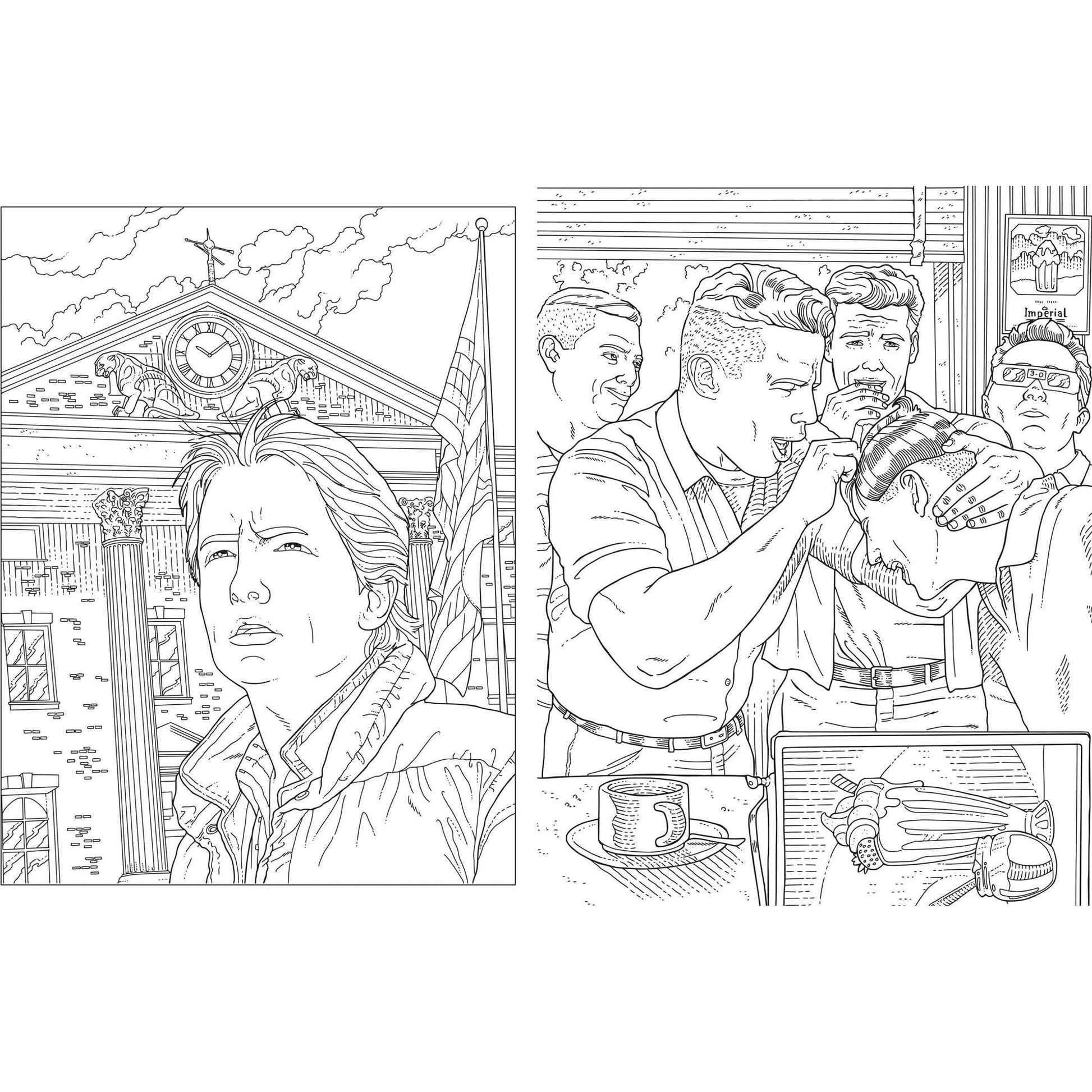 Back to the Future: The Official Coloring Book [2023]- Back to the Future™- {{Product type}}