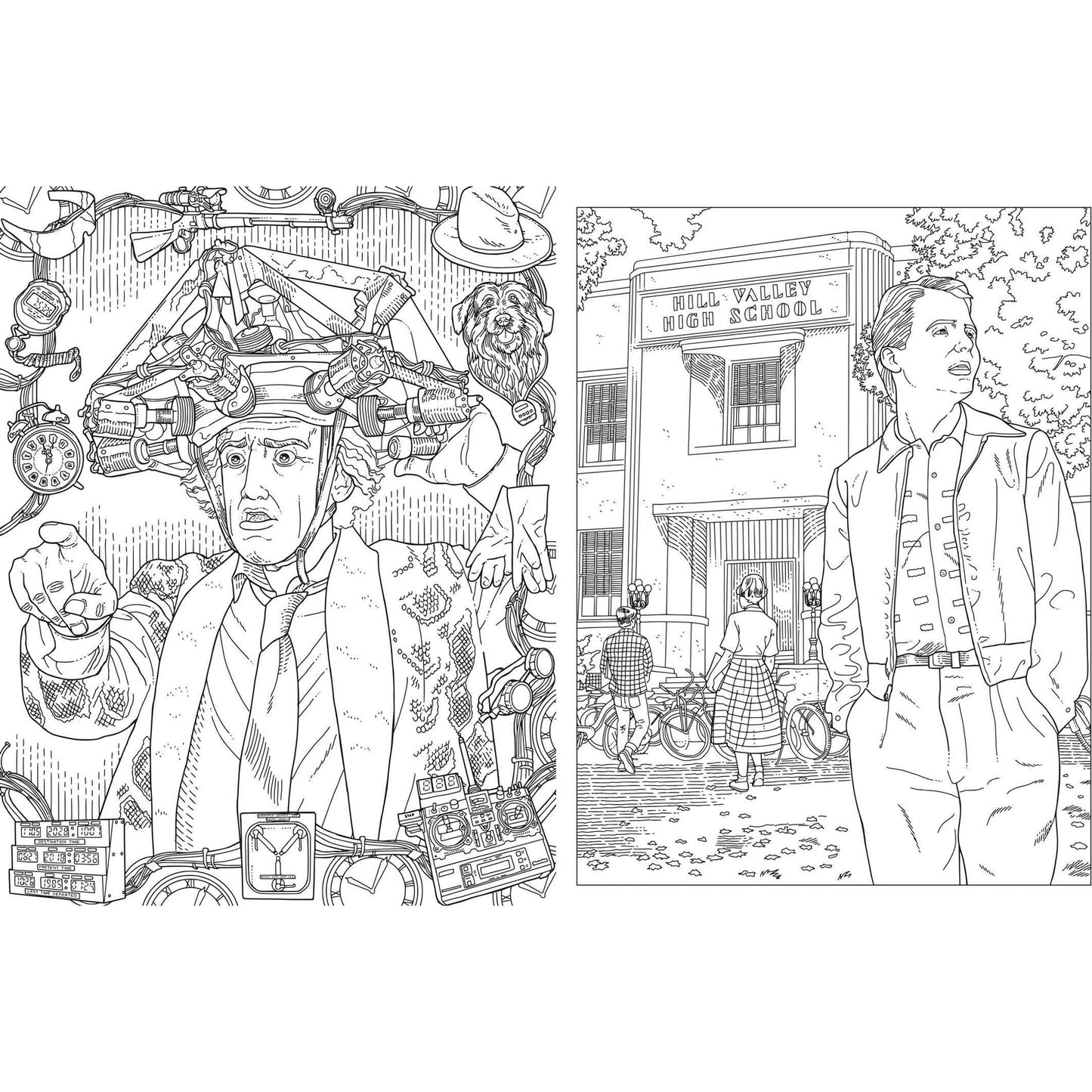 Back to the Future: The Official Coloring Book [2023]- Back to the Future™- {{Product type}}