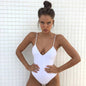 Backless Monokini - Multiple Options - White -