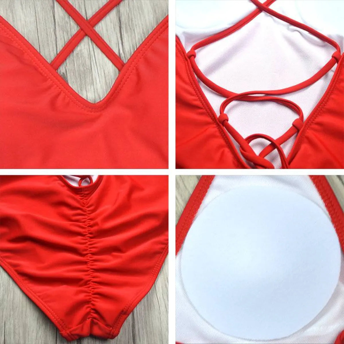 Backless Monokini - Multiple Options - -