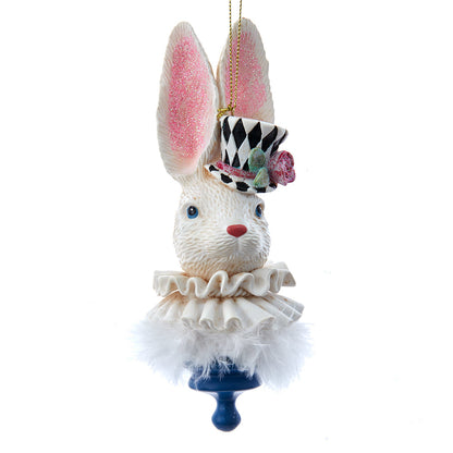 Alice In Wonderland Hat Ornament - White Rabbit - Default Title - Christmas >> Ornaments >> Licensed