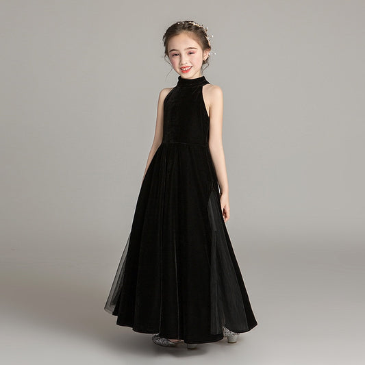 Kids Elite Black Evening Dress - Black 100cm - dress