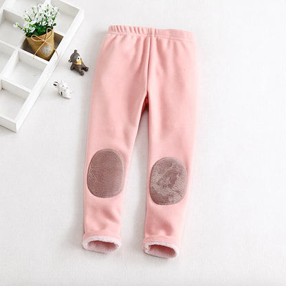 Girls Cotton Candy Color Pants Pink