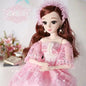 60cm Large Doll Full Set 15 Joint Doll 48cm Multicolor