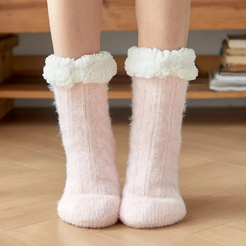 Warm Cozy Fuzzy Fluffy Cozy Socks Non Slip Floor Socks Thick Thermal Socks