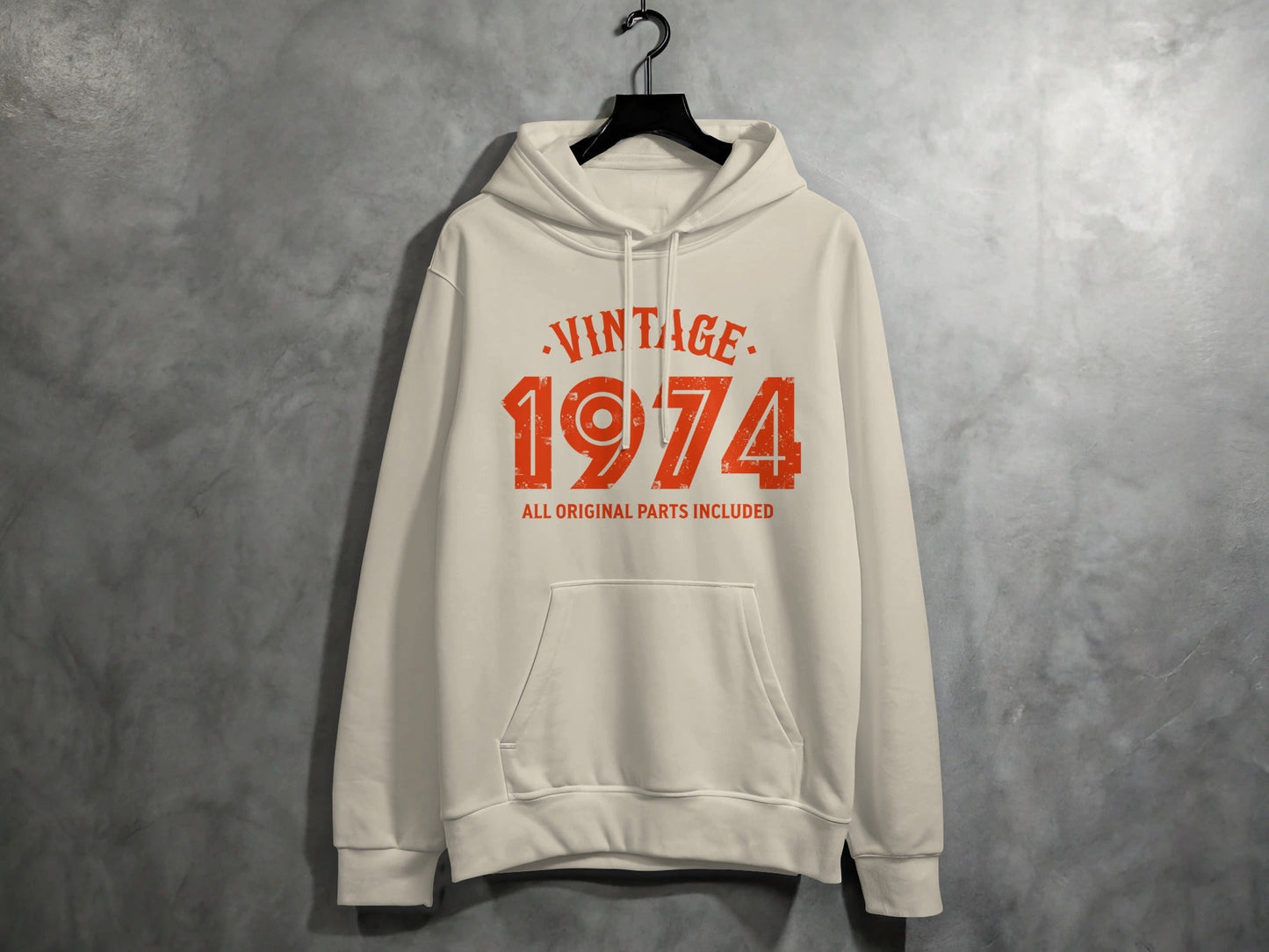 Vintage 1974 All Original Parts Included Design Hoodie- Cloud 16 Clothing Co.- {{Product type}}