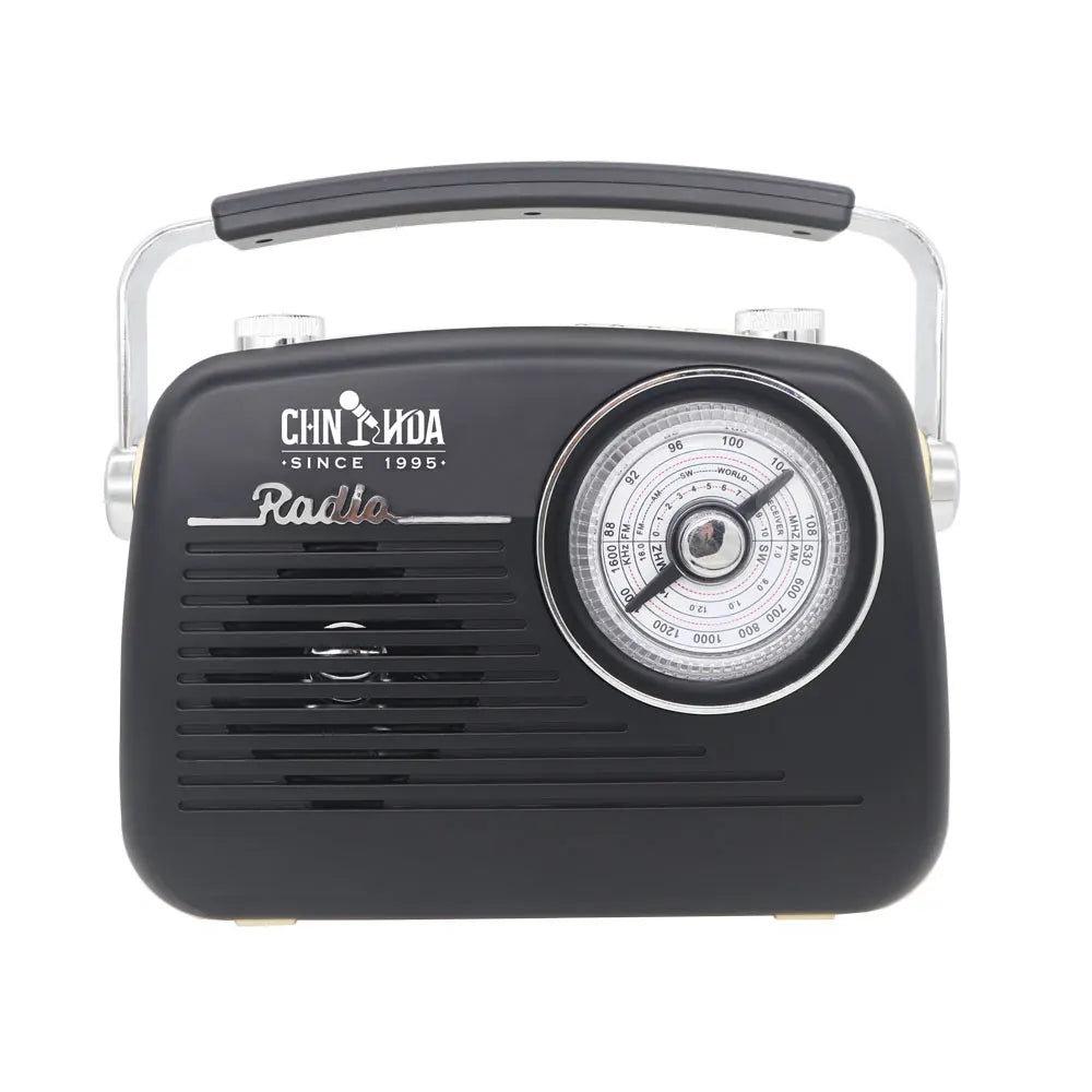 Retro Rechargeable Am Fm Sw Portable Radio Usb Tf Radio