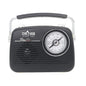 Retro Rechargeable Am Fm Sw Portable Radio Usb Tf Radio Black