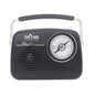 Retro Rechargeable Am Fm Sw Portable Radio Wooden Radio Am Fm Classic Radio Black