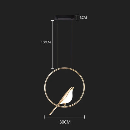 Modern Magpie Hanging Lamp Nordic LED Pendant Lights