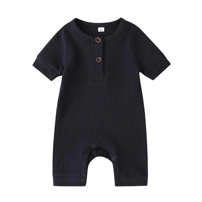 Baby Solid Color Onesie Black 18 Months Old