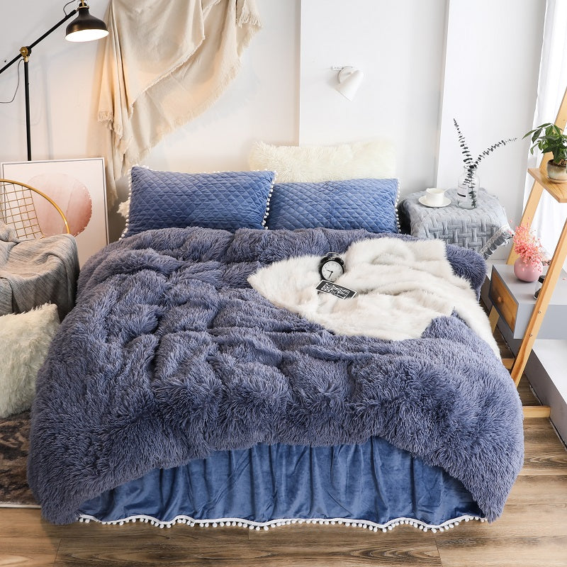 Fleece Velvet Bedding Set