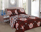 Tache Burgundy Palace Paisley Medallion Bed Sheet Set (2810FITFLT) - - Bed Sheet
