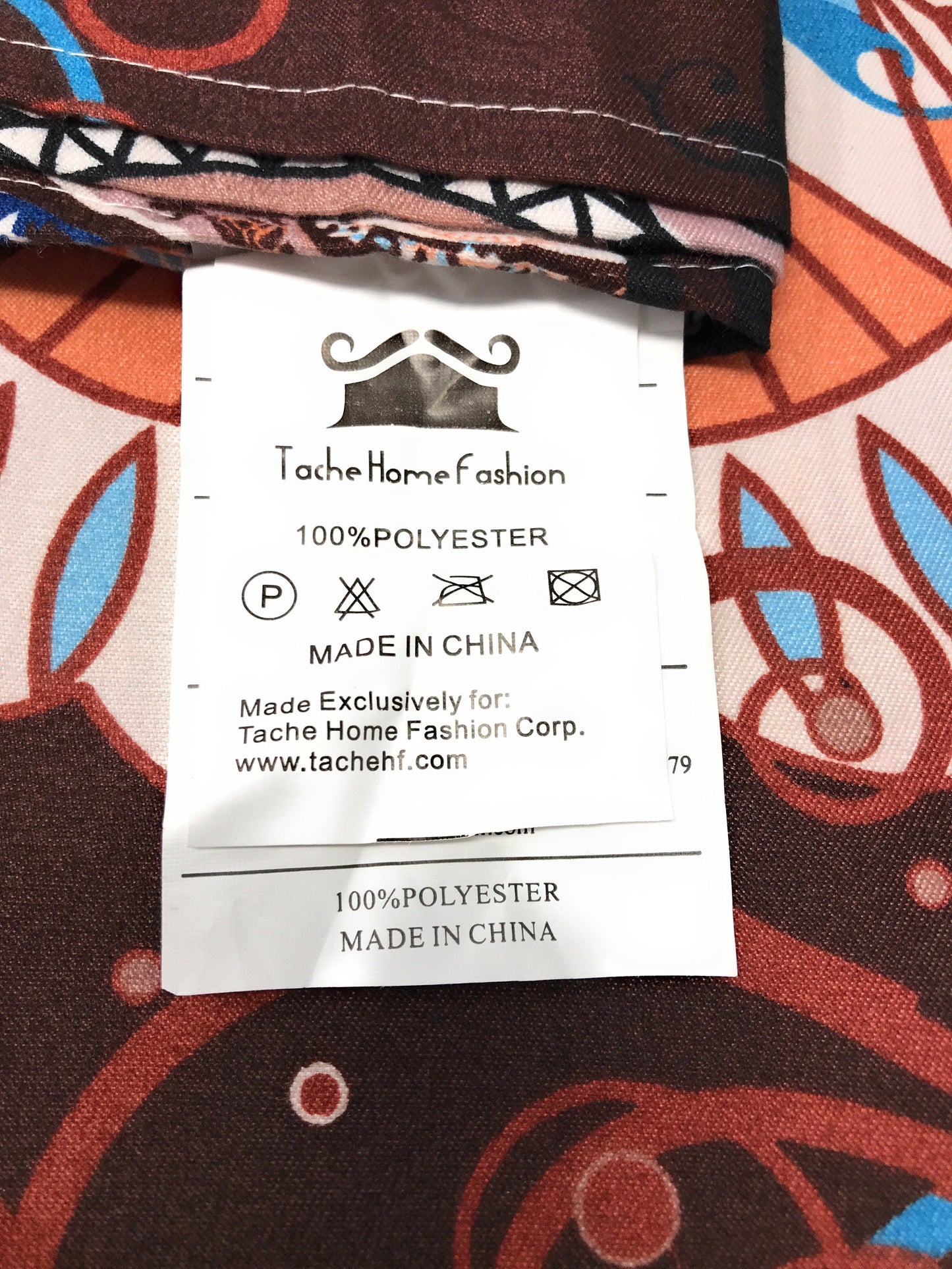 Tache Burgundy Palace Paisley Medallion Bed Sheet Set (2810FITFLT) - - Bed Sheet