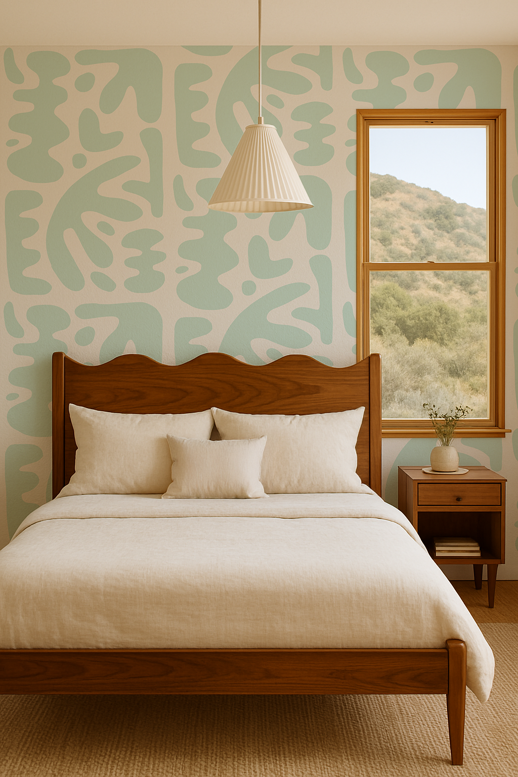 Bubbly Wallpaper, mint- Samantha Santana Creative- {{Product type}}