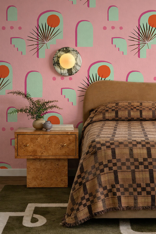 Pueblo Window Wallpaper Pink - - Wallpaper