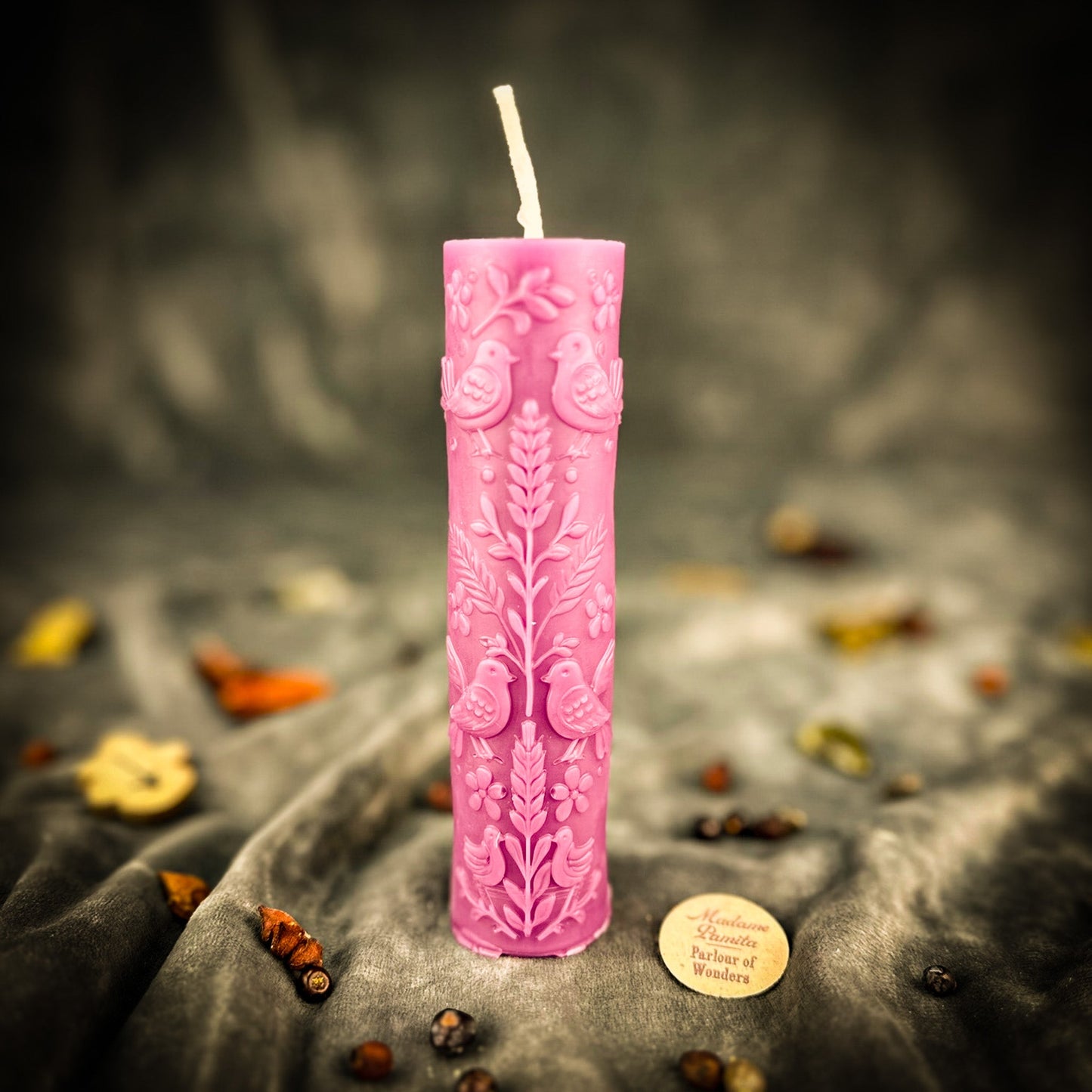 Derevo Zhyttya Tree of Life Candle Spell Kit - Growth & Connection - Purple (Wisdom) - Candle Spell Kit