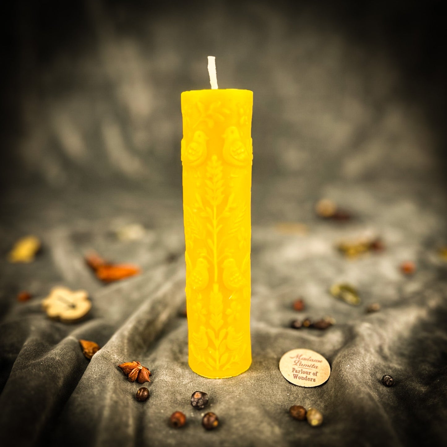 Derevo Zhyttya Tree of Life Candle Spell Kit - Growth & Connection - Yellow (Joy) - Candle Spell Kit
