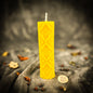 Khrest Cross of Protection and Plenty Pillar Candle Spell Kit - Sacred Balance & Abundance Magic - Yellow (Joy) - Candle Spell Kit