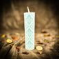 Khrest Cross of Protection and Plenty Pillar Candle Spell Kit - Sacred Balance & Abundance Magic - Blue (Communication) - Candle Spell Kit